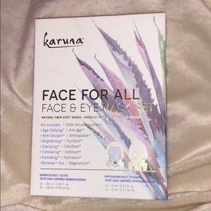 Karuna face and eye mask set